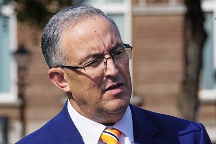 Ahmed Aboutaleb, voormalig burgemeester van Rotterdam, tijdens een persmoment