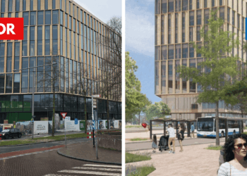 XXL-bomenverhuizing maakt weg vrij voor groene Spuiboulevard