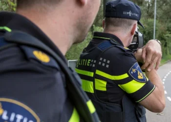 Fatbike controle Leiden 2 agenten